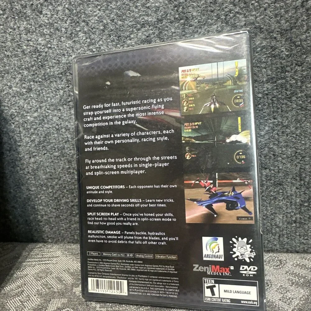 Power Drome Zenimax Sony Playstation 2 PS2 BRAND NEW SEALED-!